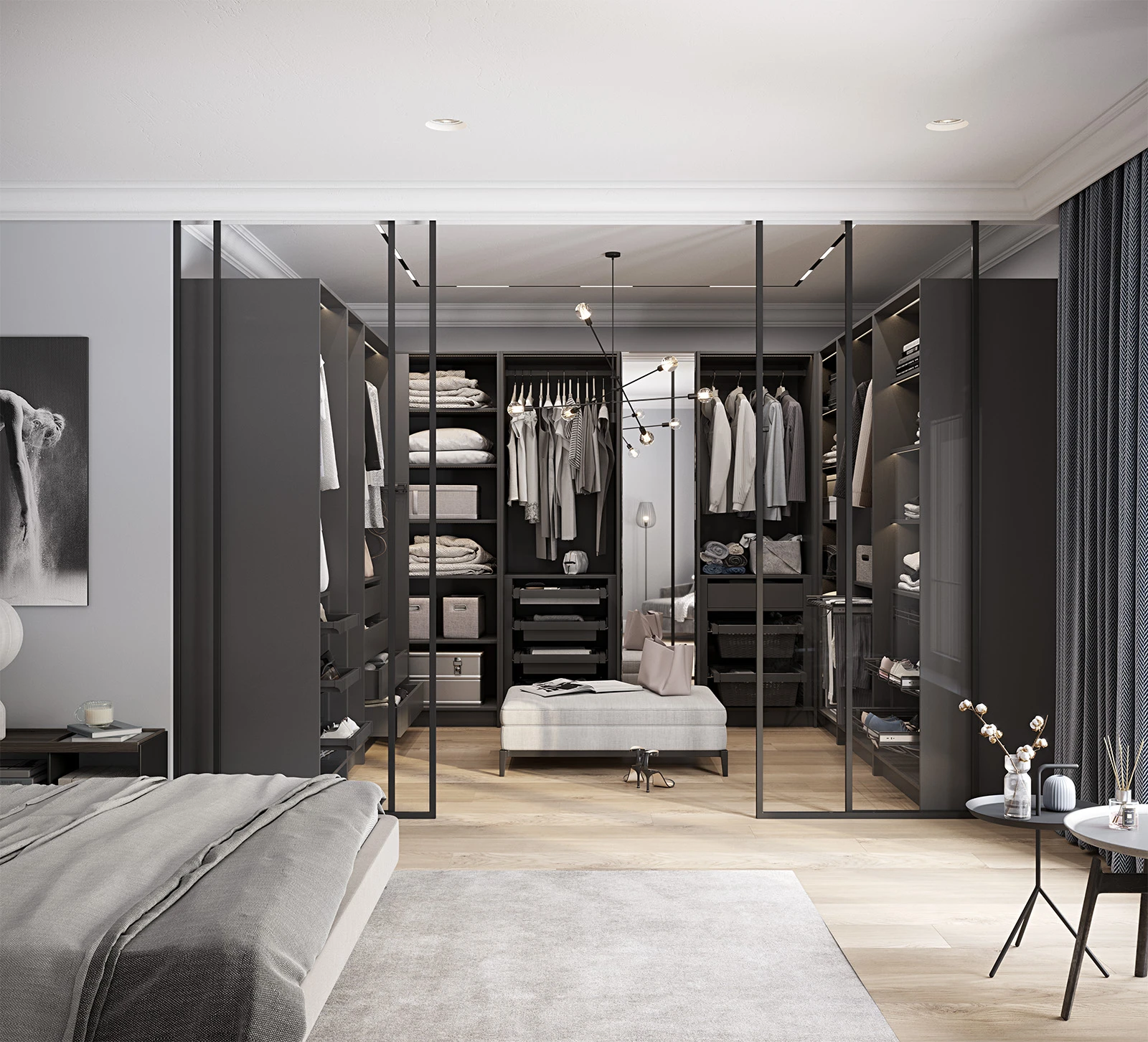 BEGEHBARER KLEIDERSCHRANK 1