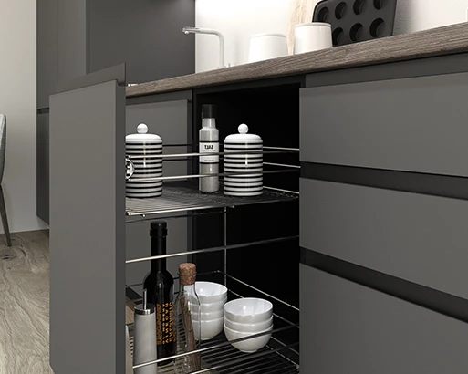 UKRYTE UCHWYTY PROFILOWANE DO FRONTÓW Z MDF/PVC (PET)