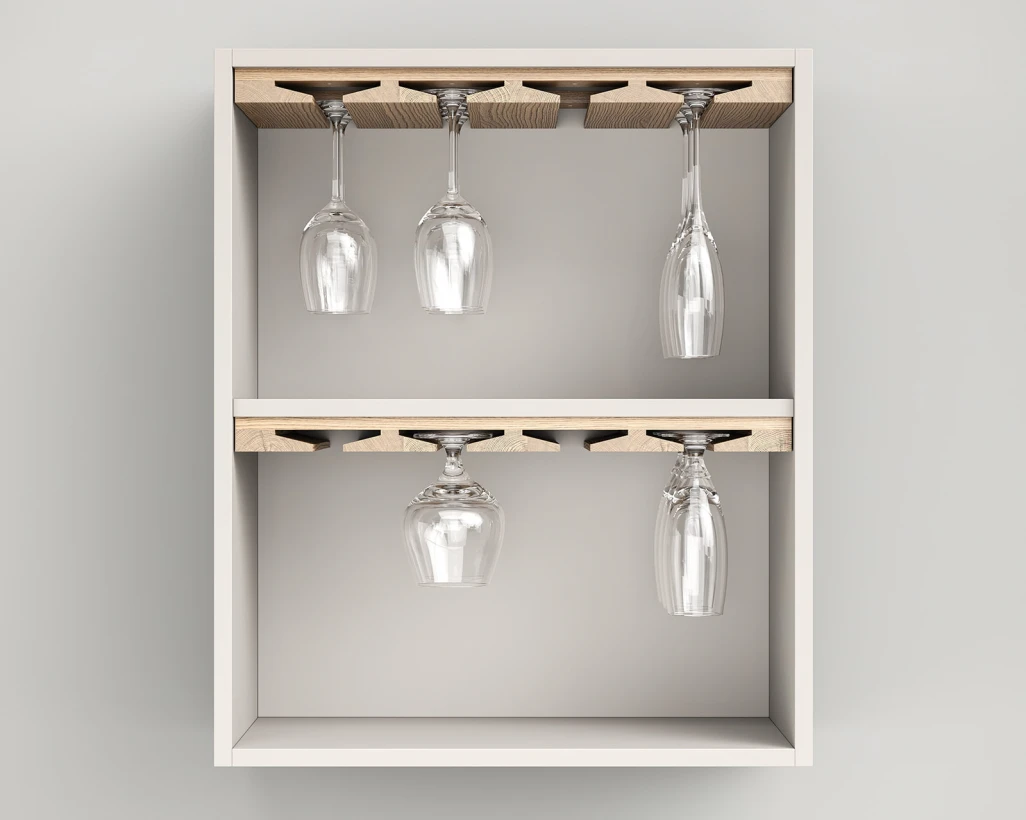 GLASS HOLDERS WITH MOUNTING PLATE