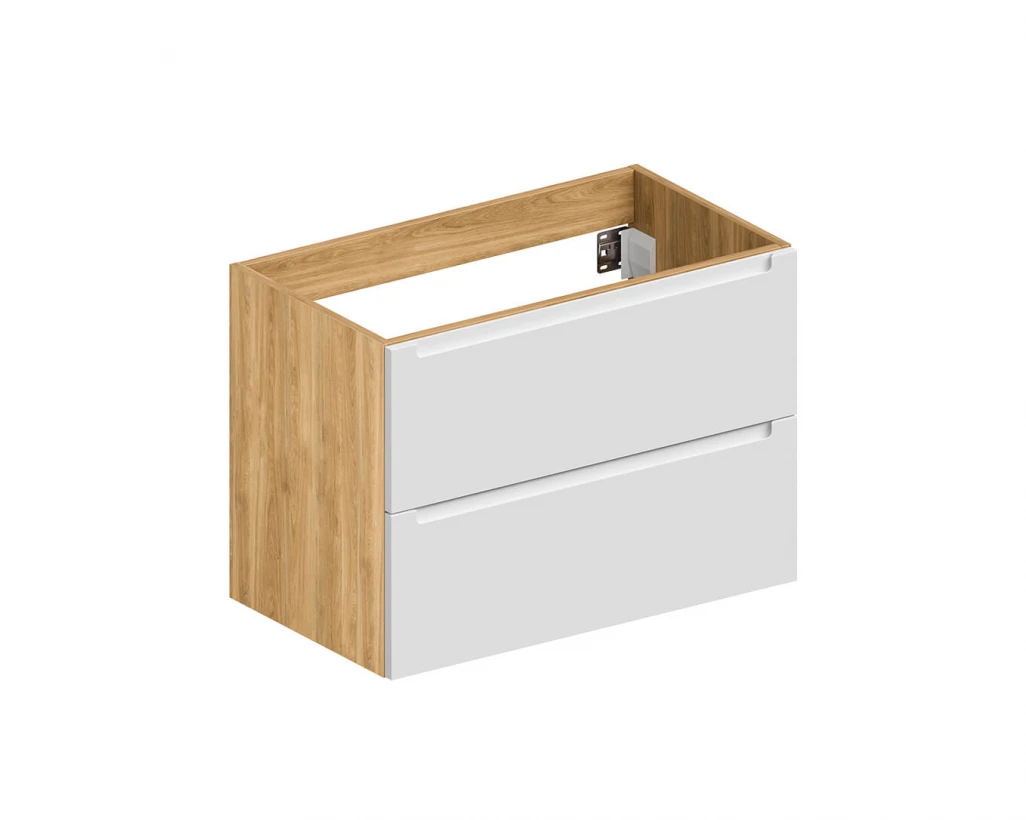 DION. LACQUERED MDF RAL 9003 (MATT)&nbsp;/ MFC HONEY OAK