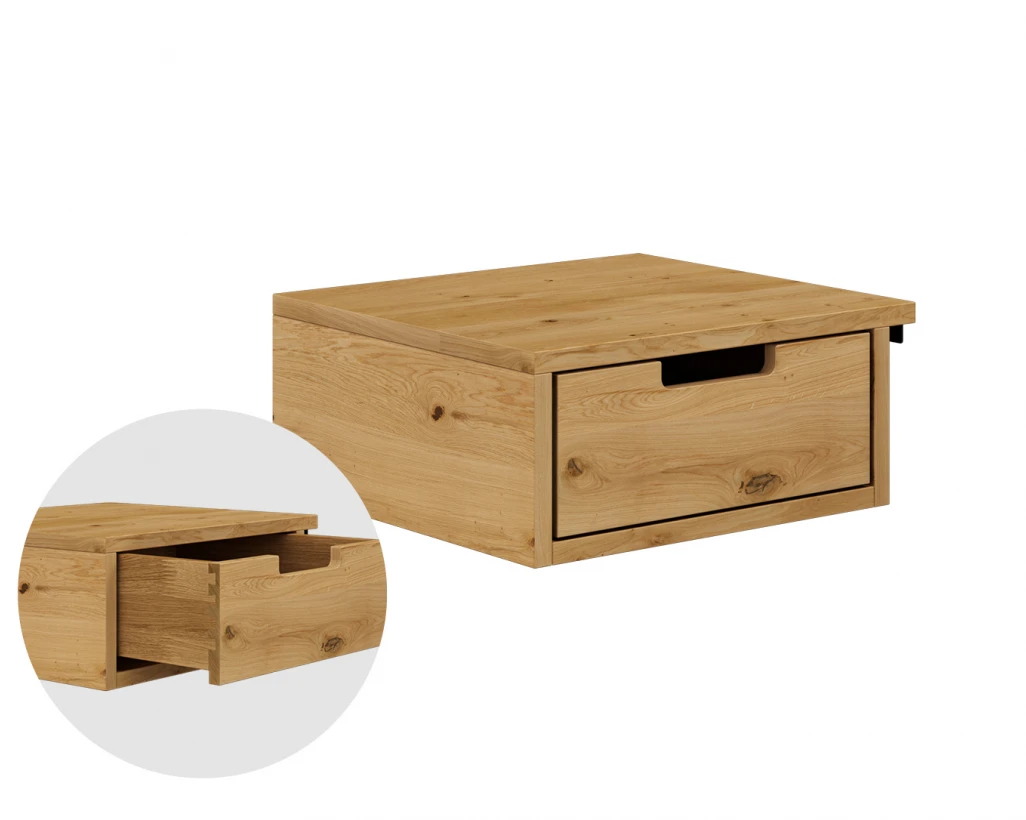 <b>SUSPENDED BEDSIDE TABLE MADEIRA (L)</b>