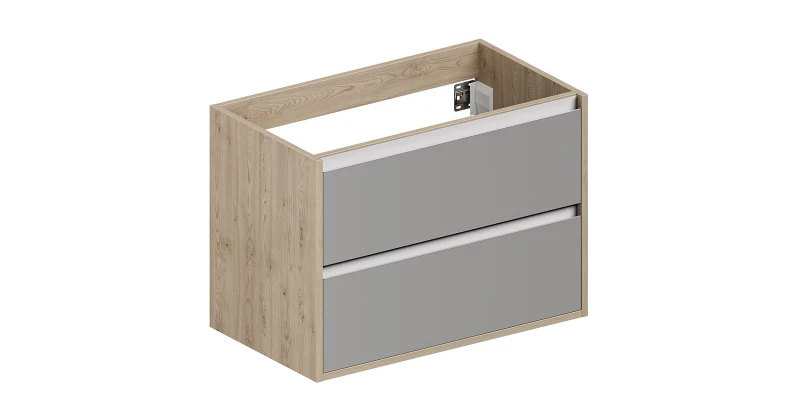 PARMA. MDF/PET STEEL GREY PET&nbsp;/ MFC SAND BEIGE CHESTNUT 
