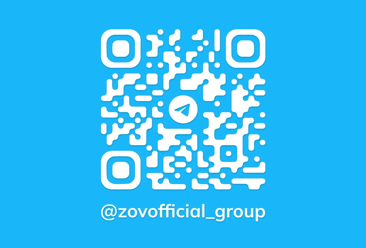 QR код телеграм канала ЗОВ